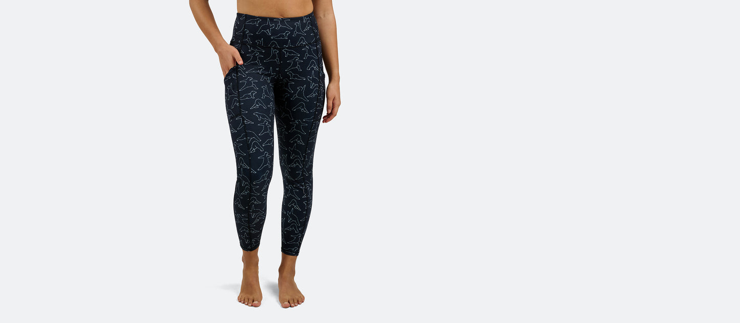 MoveMe Side Pocket Legging | Yoga Bears