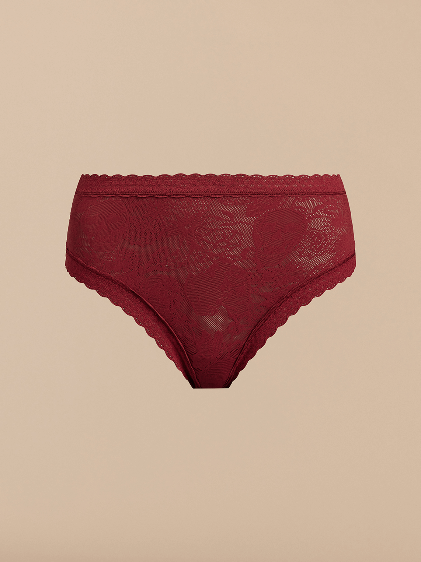 All Over Lace High-Waist Brief | Plum Dead Flowers