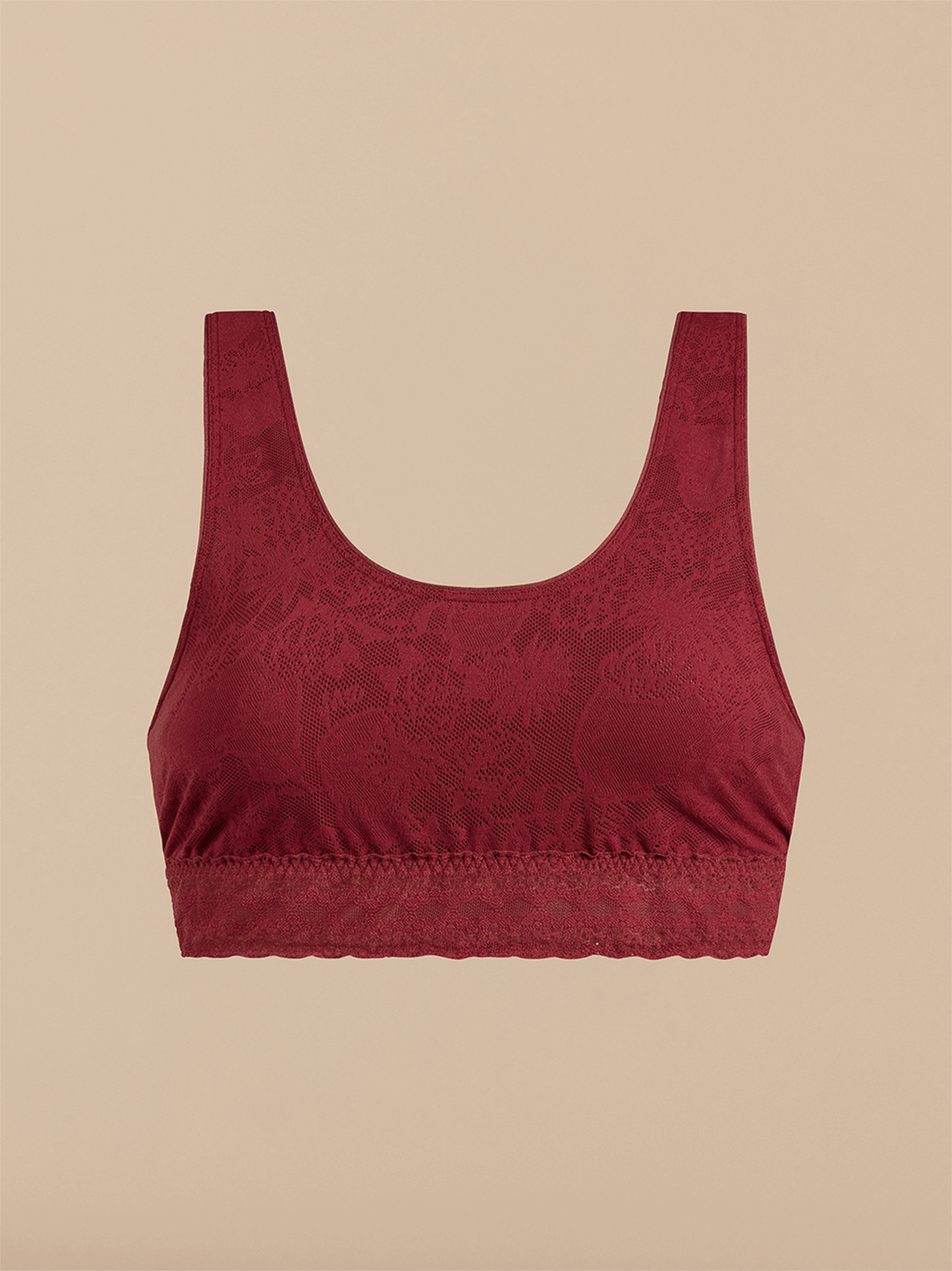 All Over Lace U-Back Bralette | Plum Dead Flowers