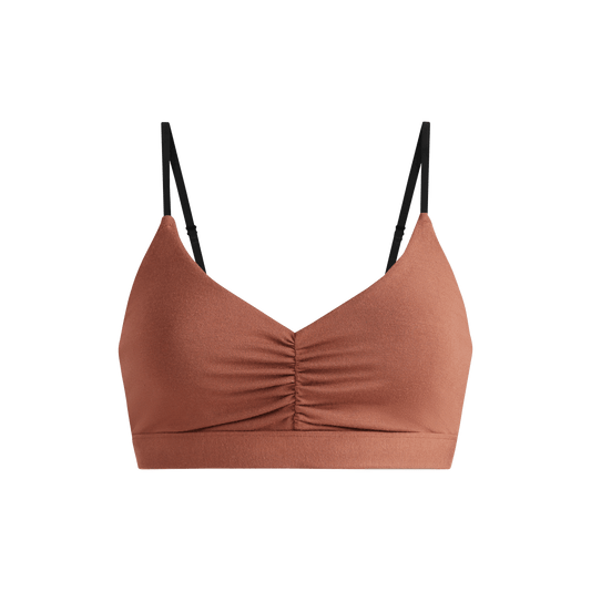 FeelFree Ruched Bralette | Cedar Wood