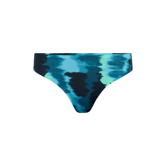 MoveMe Thong | Teal Tie Dye