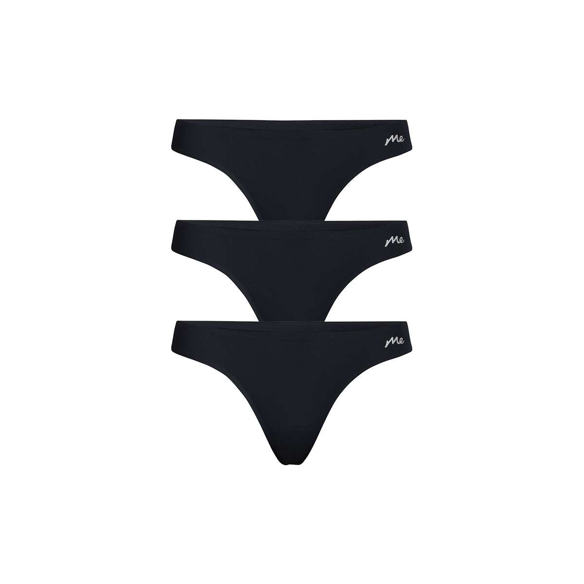 Breathe Thong 3-Pack | Black Pack