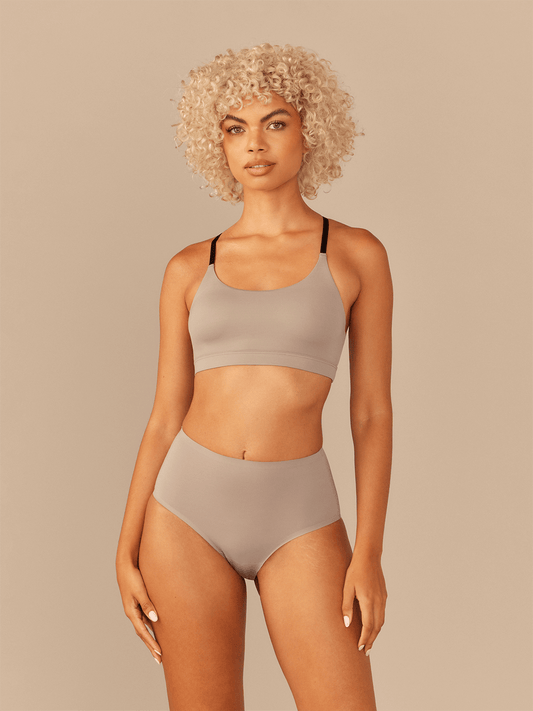 MoveMe Racerback Bralette | Slate