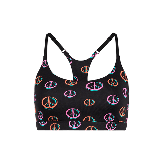 MoveMe Racerback Bralette | Peace