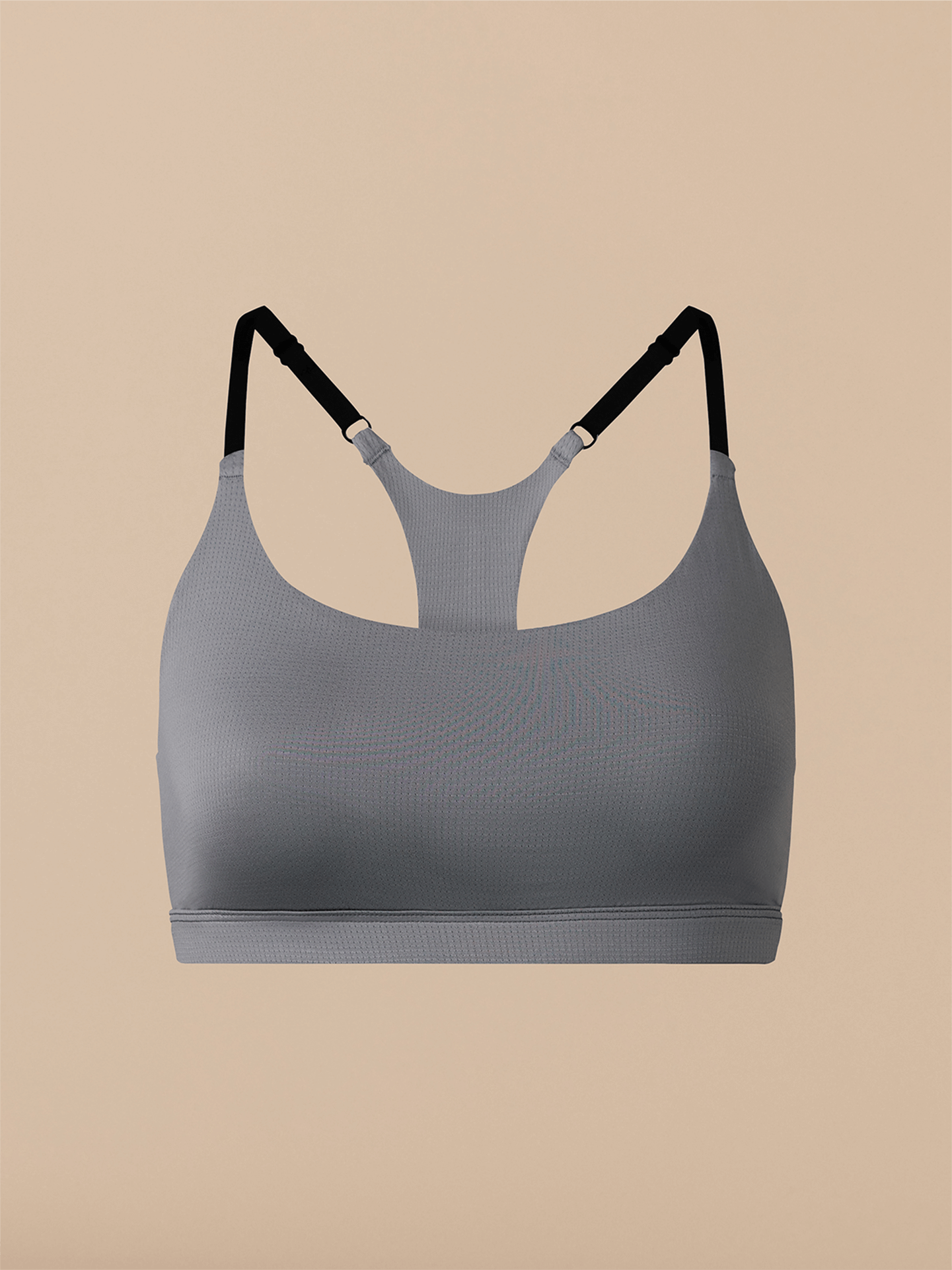 Breathe Racerback Bralette | Grey