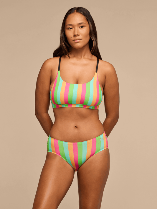 Breathe Hipster | Neon Stripes