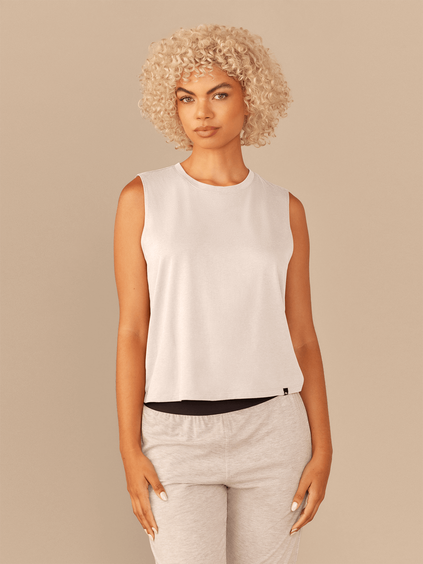 Women's Daily Sleeveless Tee | White