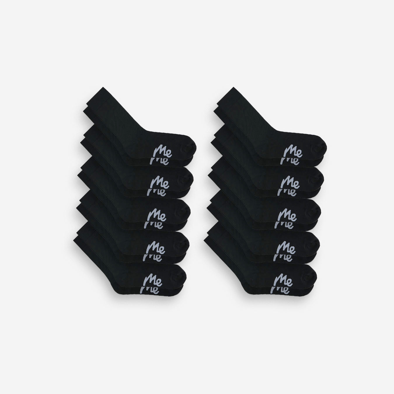 Crew Sock 10-Pack | Black