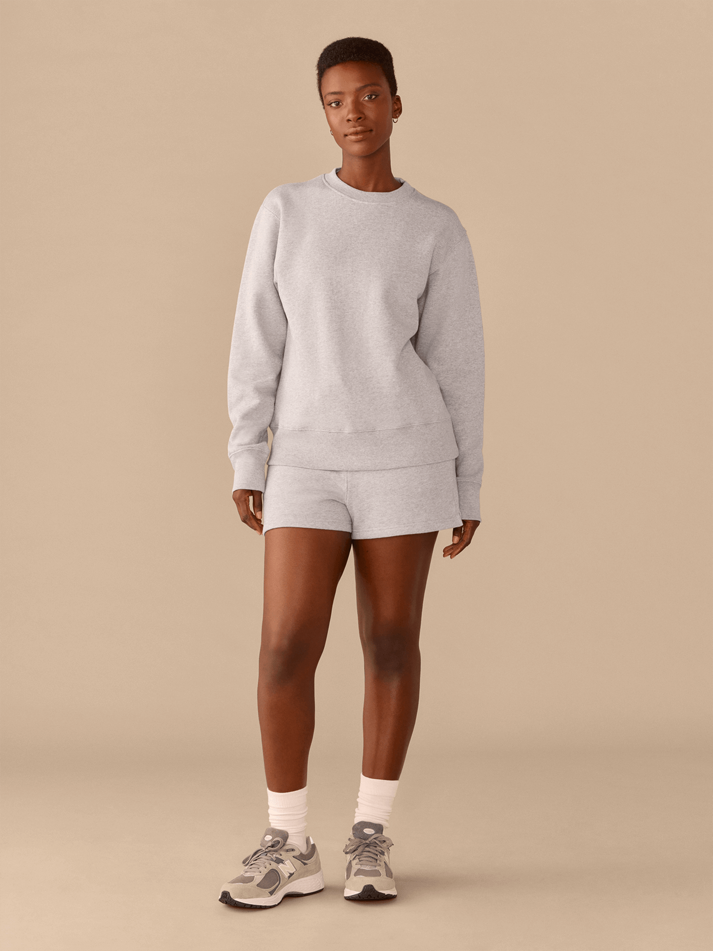 Women's Weekend Crew Sweatshirt | Vintage Heather Grey