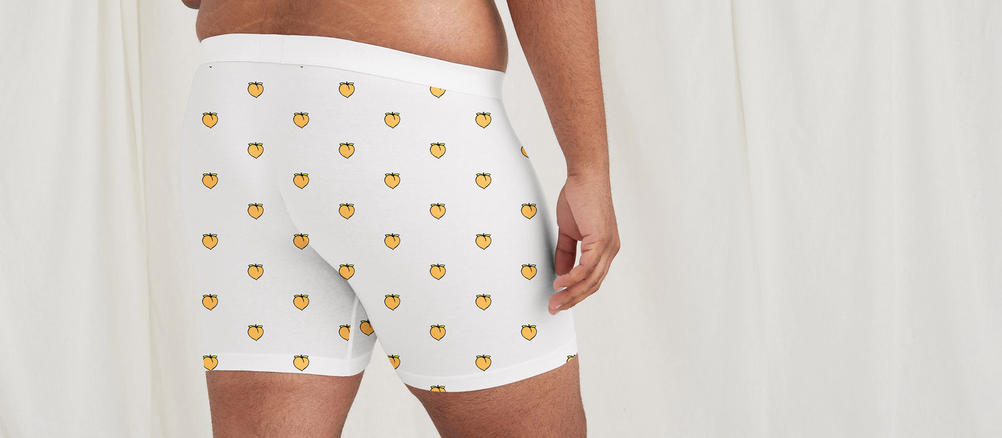 Stretch Cotton Boxer Brief w/ Fly | Peaches