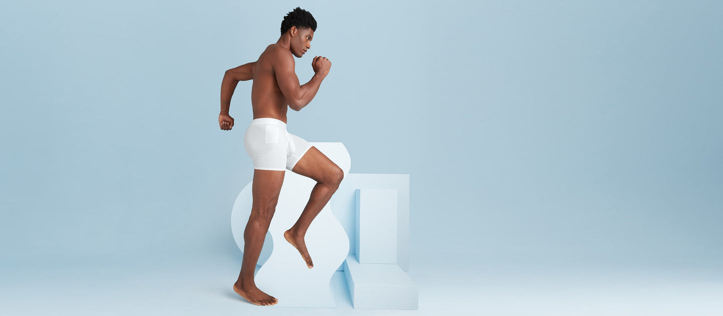 MoveMe Boxer Brief w/ Fly | White