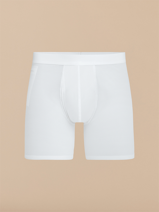 MoveMe Boxer Brief w/ Fly | White