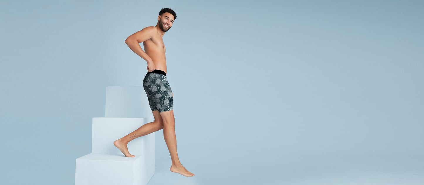 MoveMe Long Boxer Brief w/ Fly | Jungle