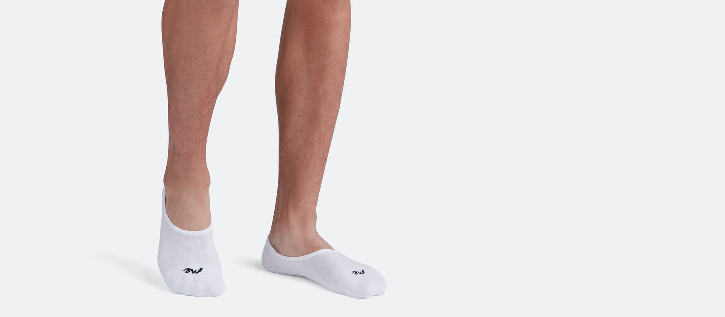 No Show Sock 6-Pack | White