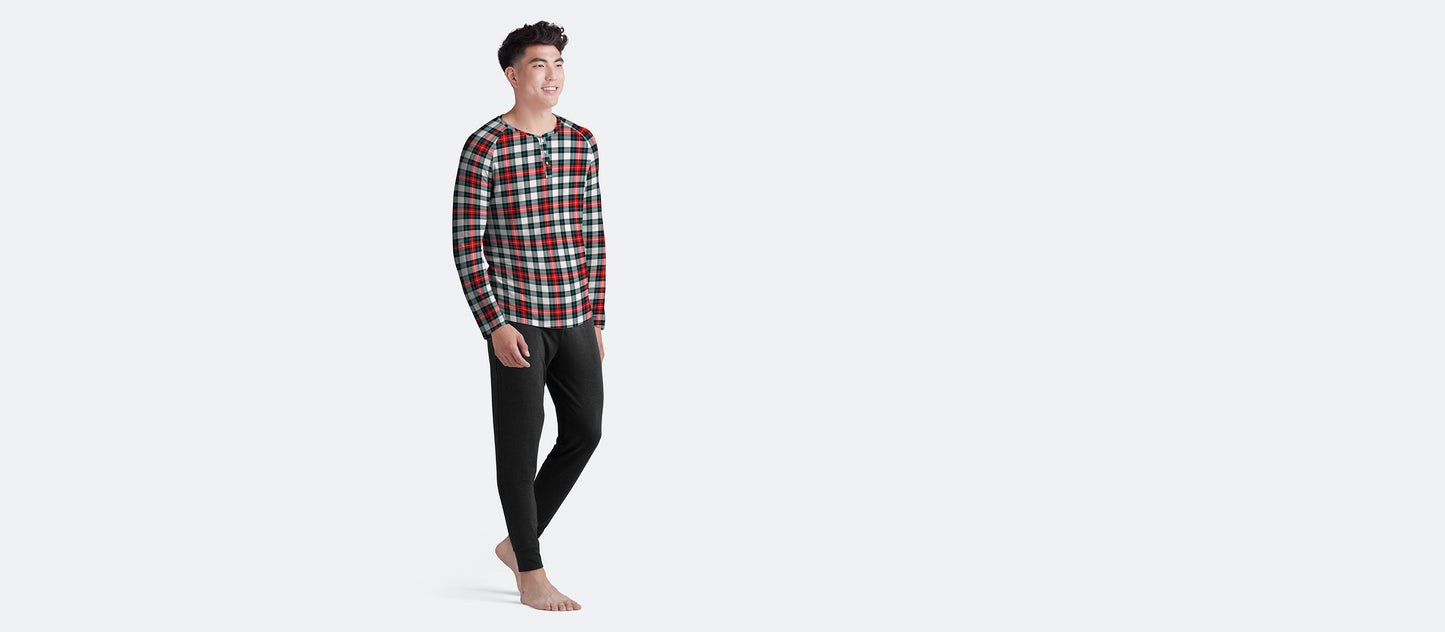 UltraModal™ Henley - Men's | Tartan Plaid