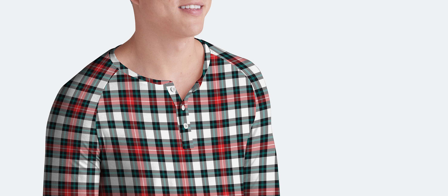 UltraModal™ Henley - Men's | Tartan Plaid