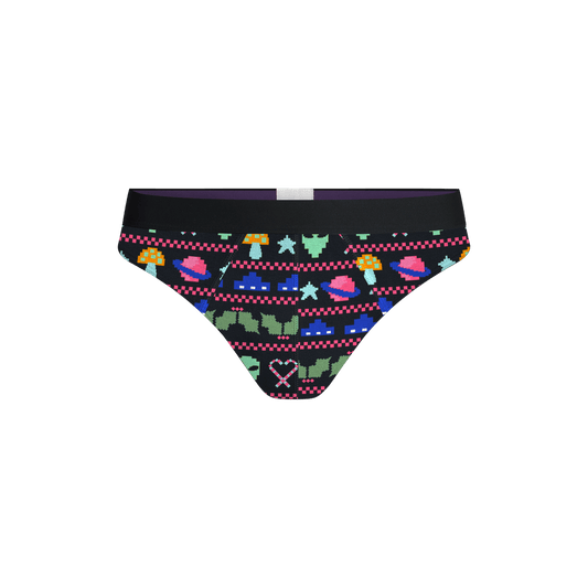 Pouch Front Thong | Cosmic Mistletoe