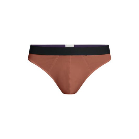 Pouch Front Thong | Cedar Wood