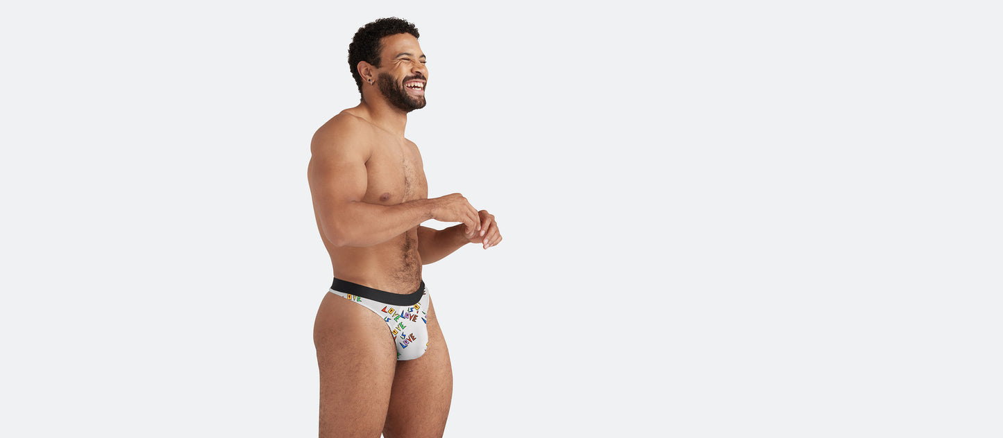 Pouch Front Thong | Love is Love 2.0