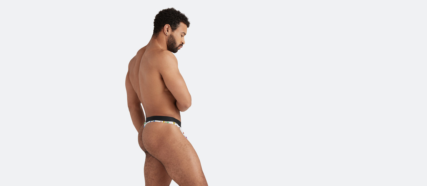 Pouch Front Thong | Love is Love 2.0