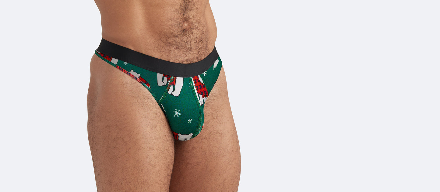 Pouch Front Thong | Cozy Bears