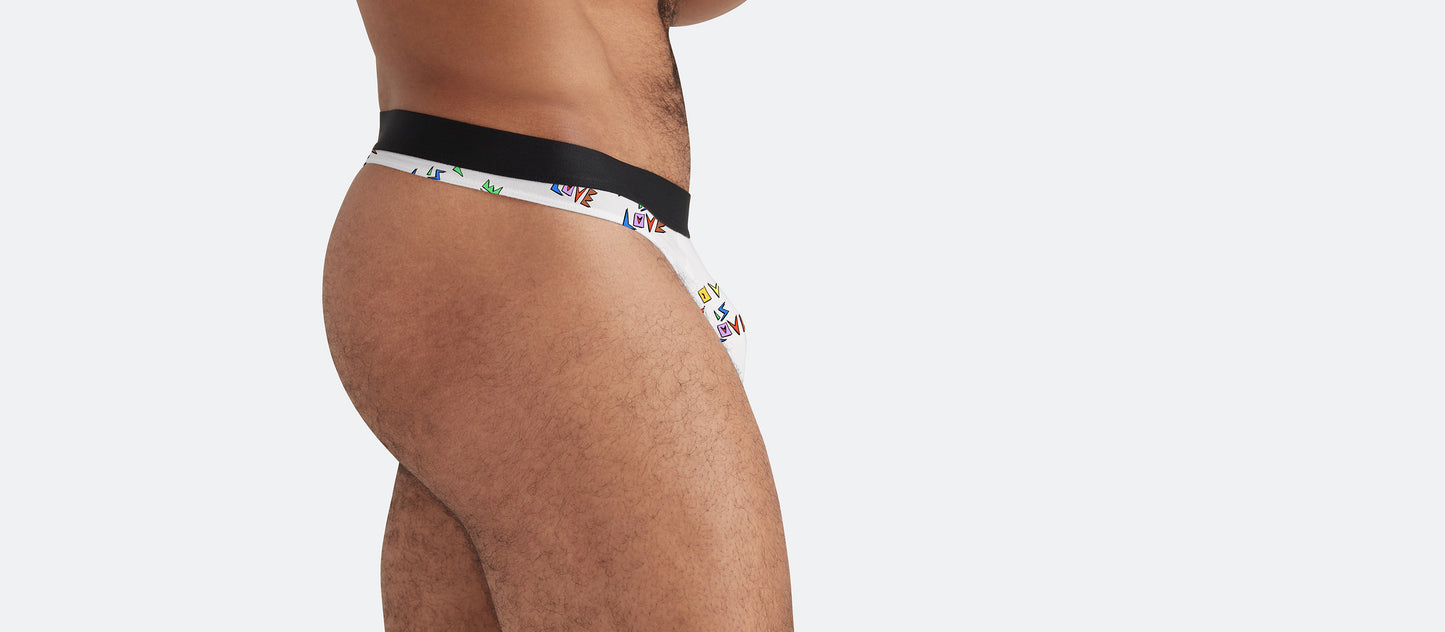 Pouch Front Thong | Love is Love 2.0