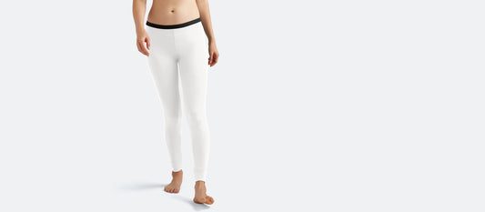 Women's Long Underwear | White