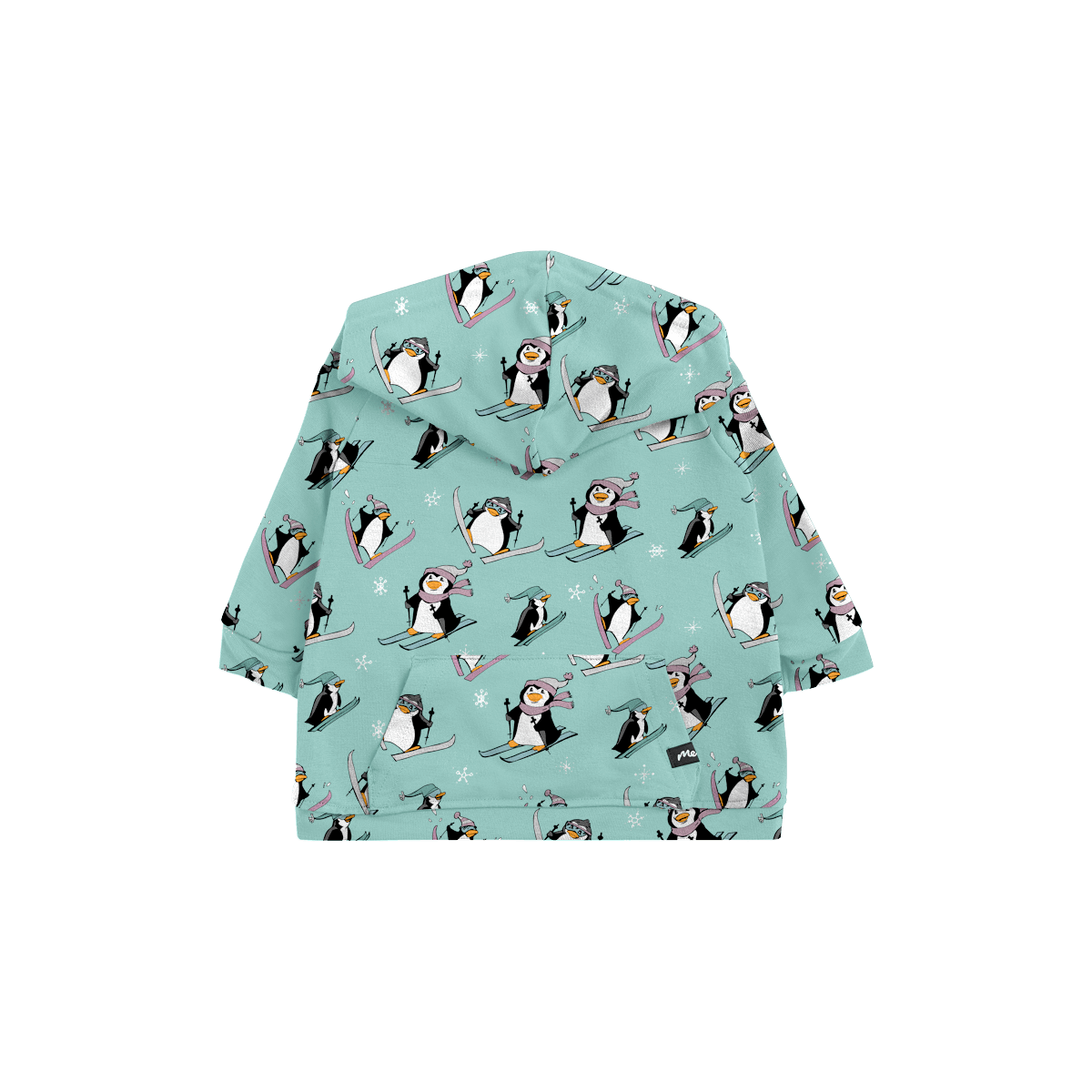 Dog Hoodie | Penguins on Skis