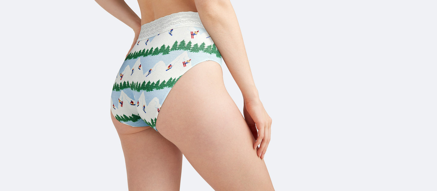 UltraModal™ Lace High-Waisted Brief | Ski Ya Later