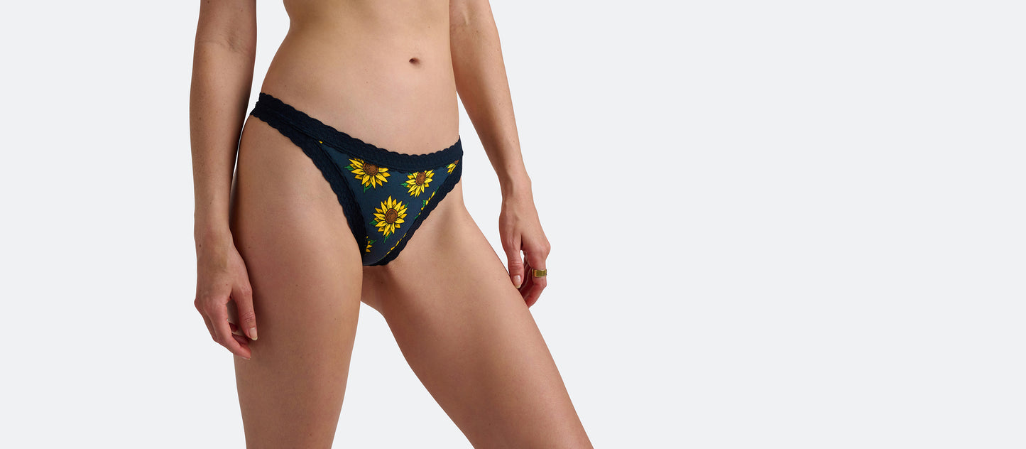 UltraModal™ Lace Thong | Here Comes The Sunflowers