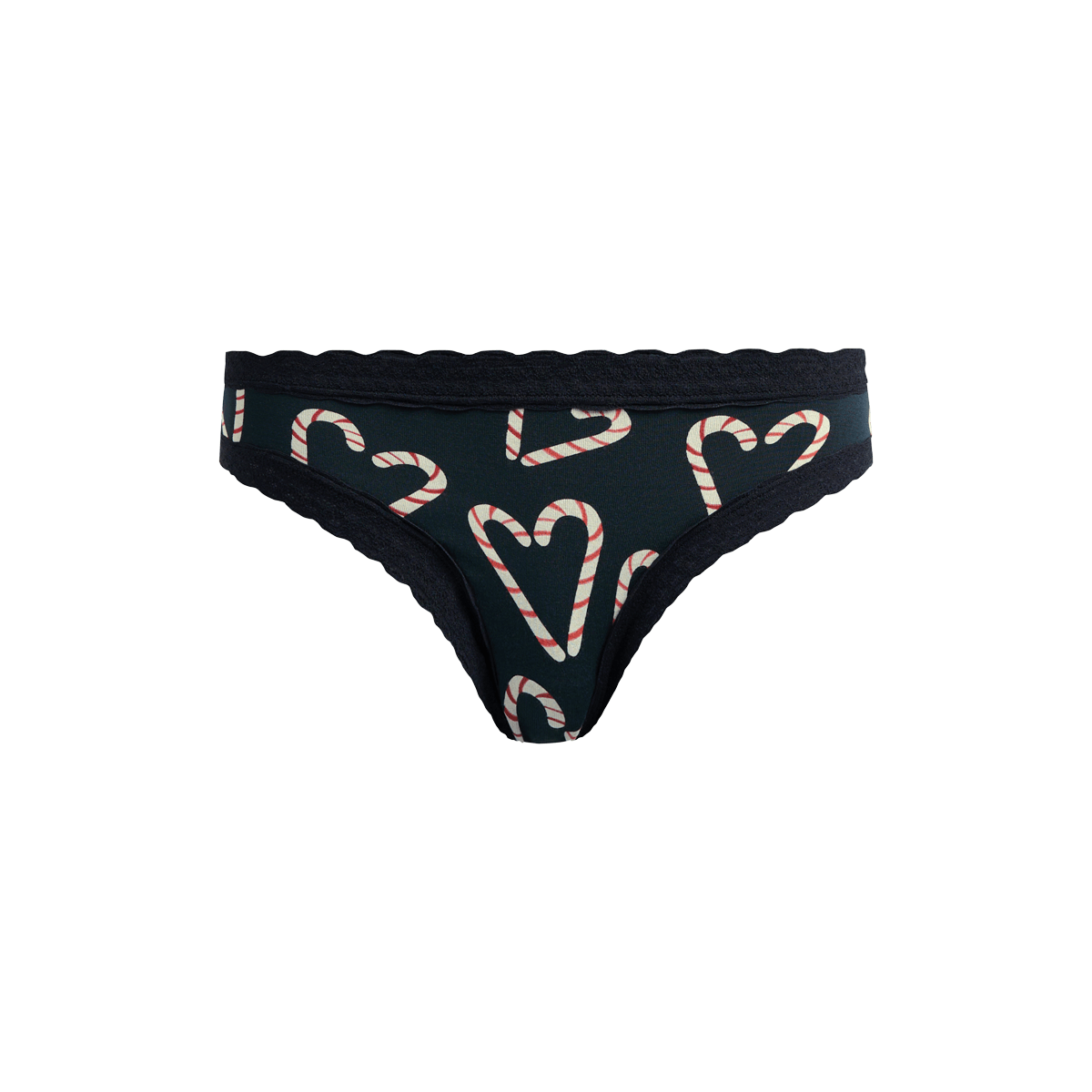 FeelFree Lace Tanga | Candy Cane Love