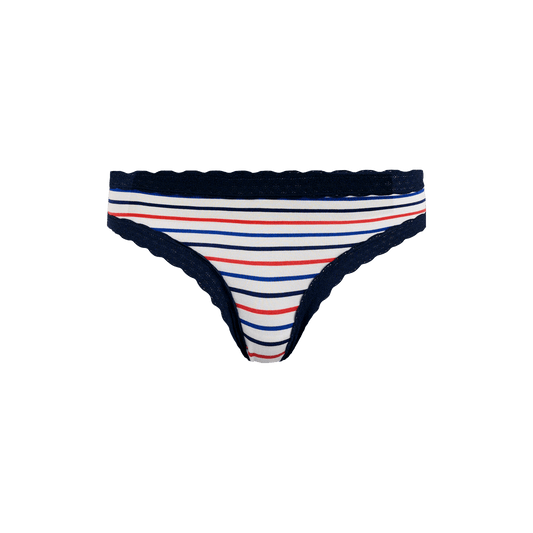 UltraModal™ Lace Tanga | Sail Stripe