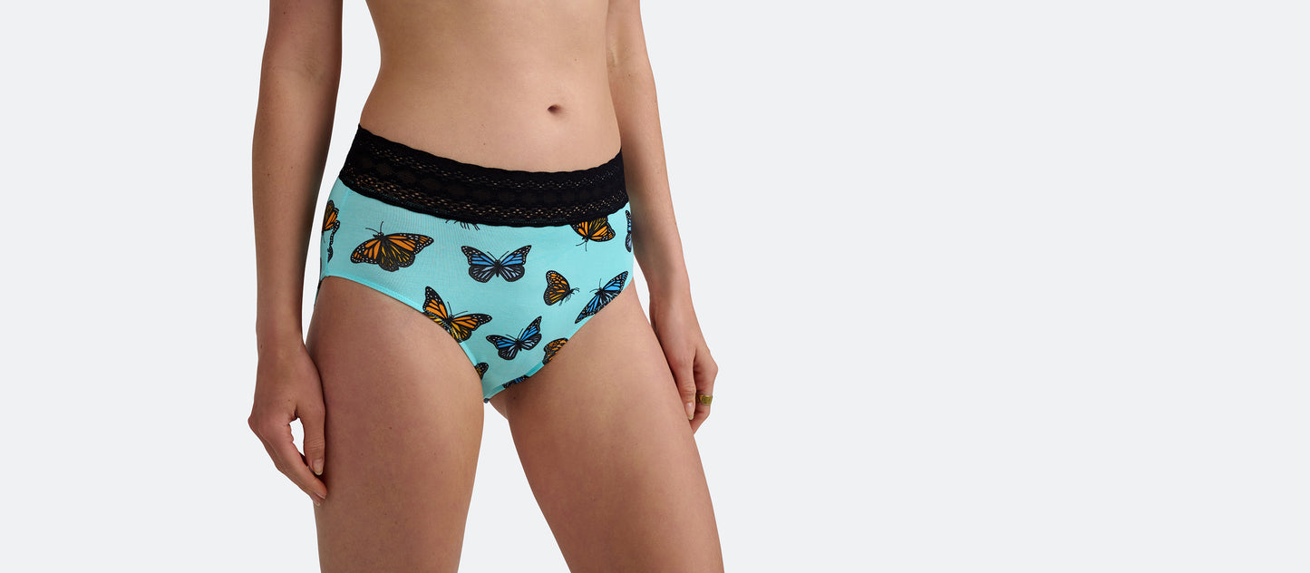 FeelFree Lace High-Waisted Brief | Fly, Fly Away