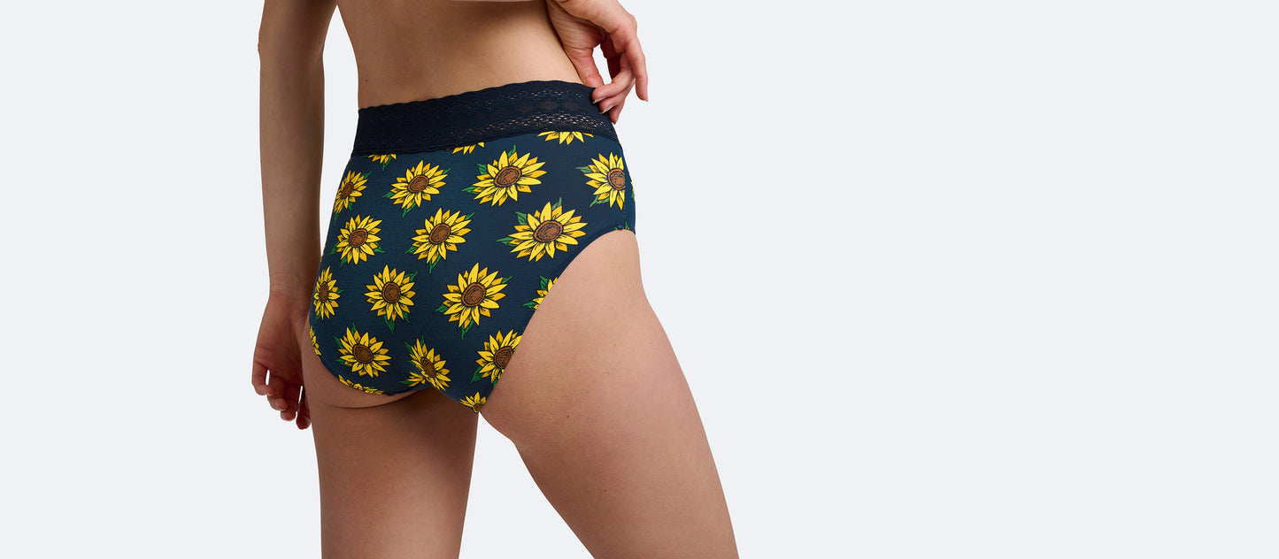 UltraModal™ Lace High-Waisted Brief | Here Comes The Sunflowers