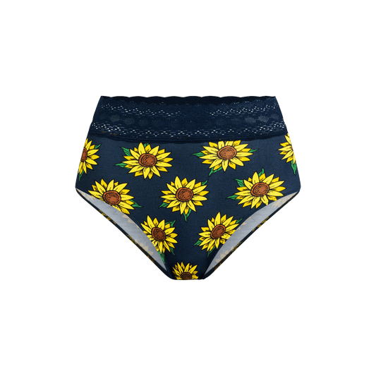 UltraModal™ Lace High-Waisted Brief | Here Comes The Sunflowers