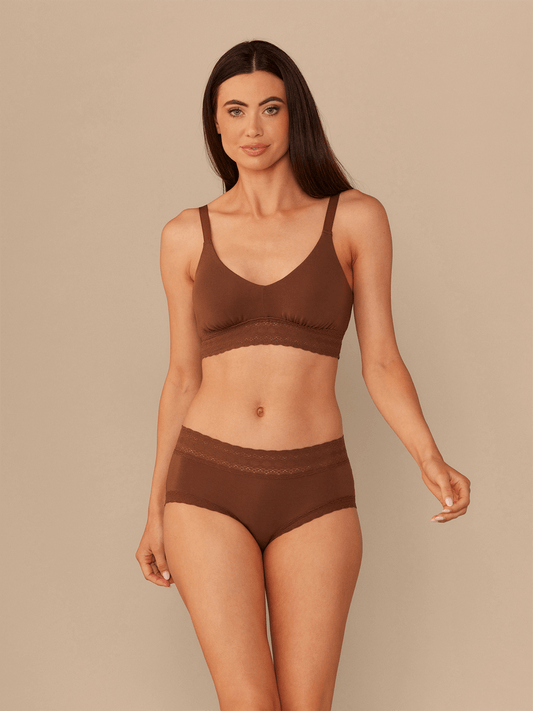 FeelFree Lace Hipster | Walnut Shell