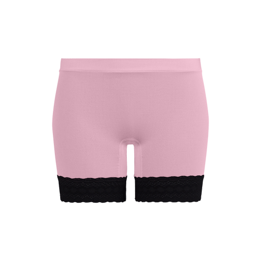 FeelFree Lace Long Boyshort | Pretty in Pink