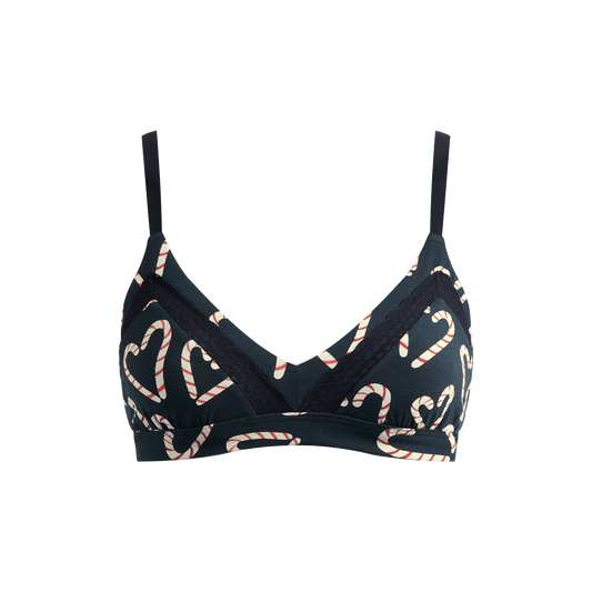 UltraModal™ Lace Triangle Bralette | Candy Cane Love