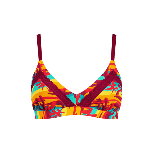 UltraModal™ Lace Triangle Bralette | Desert Sun