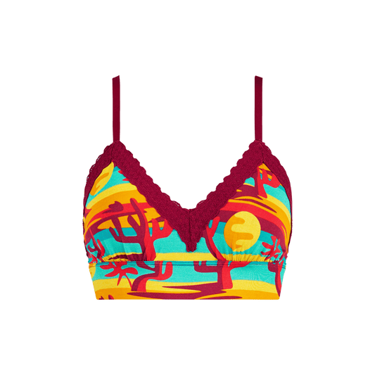 UltraModal™ Lace Plunge Bralette | Desert Sun