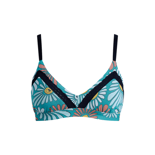 UltraModal™ Lace Triangle Bralette | Disco Daisies