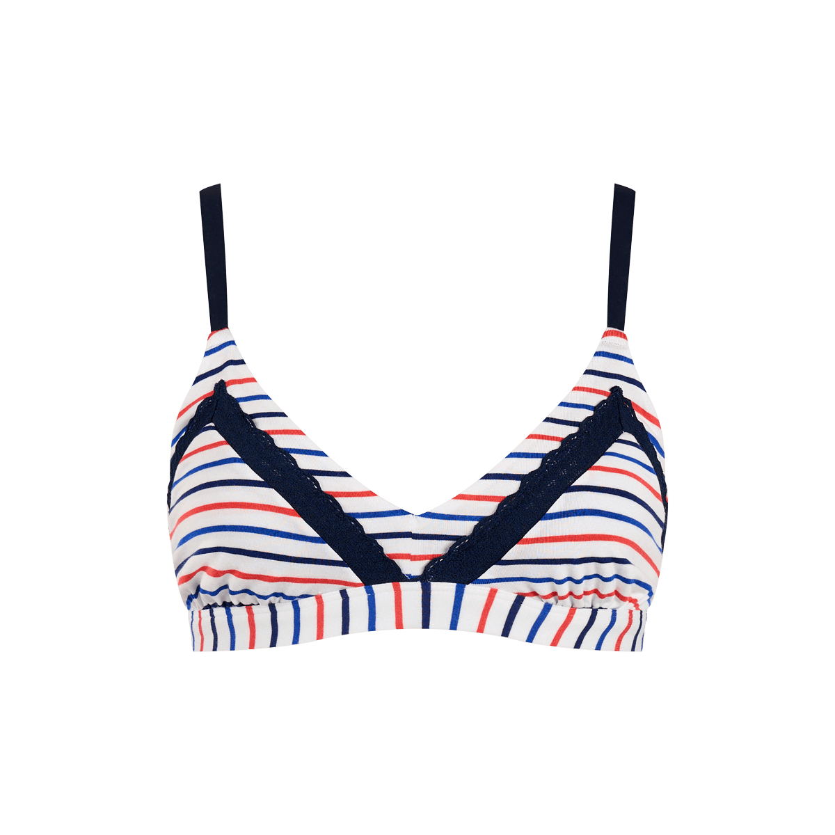 UltraModal™ Lace Triangle Bralette | Sail Stripe