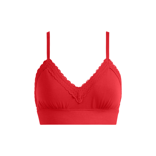 FeelFree Lace Plunge Bralette | Bougie Rouge