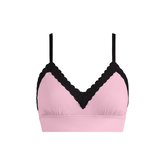 FeelFree Lace Plunge Bralette | Pretty in Pink