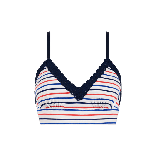 UltraModal™ Lace Plunge Bralette | Sail Stripe