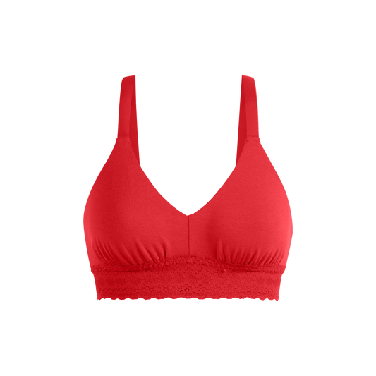 FeelFree Lace Longline Bralette | Bougie Rouge