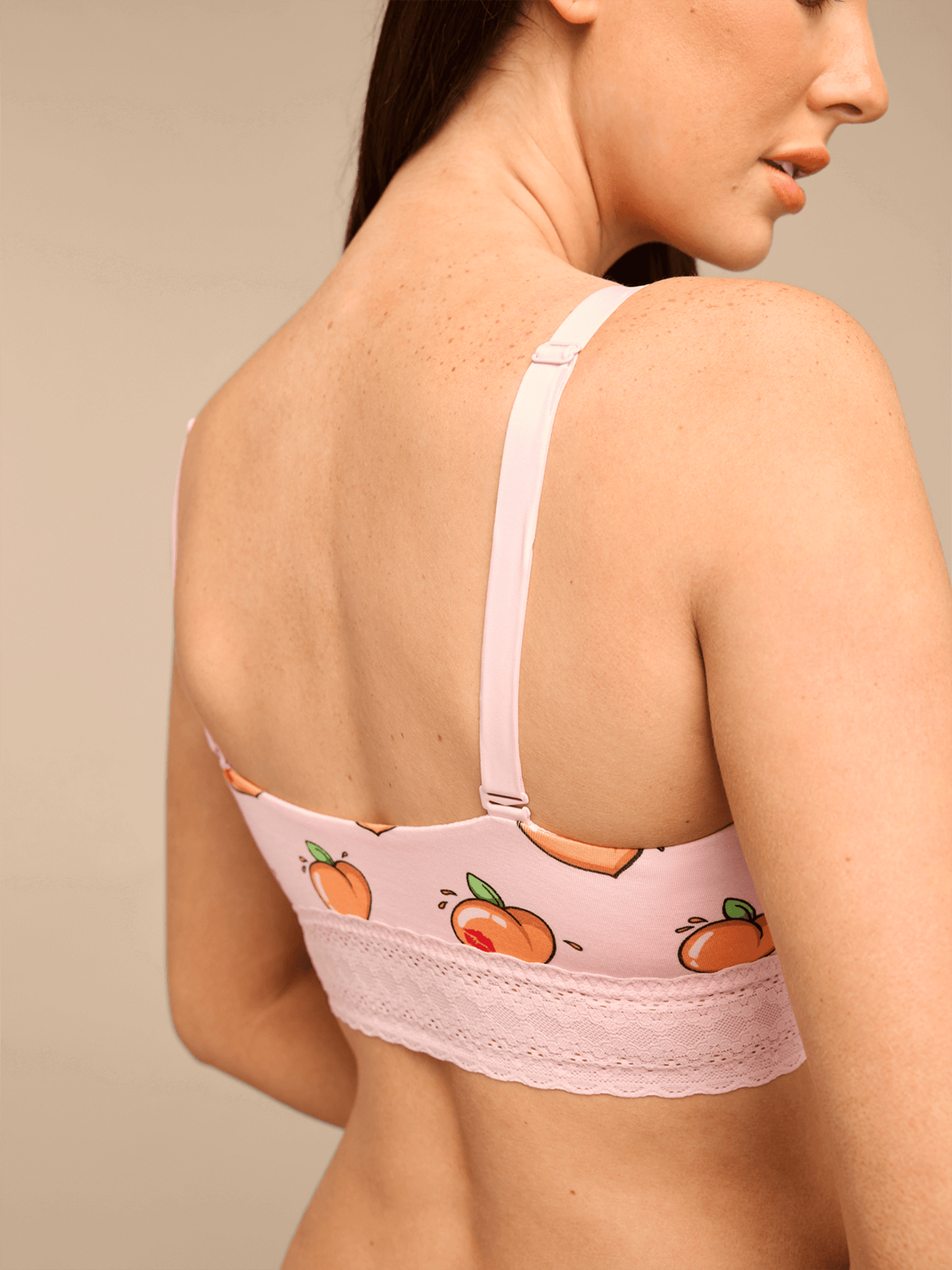 FeelFree Lace Longline Bralette | Kiss My Peach