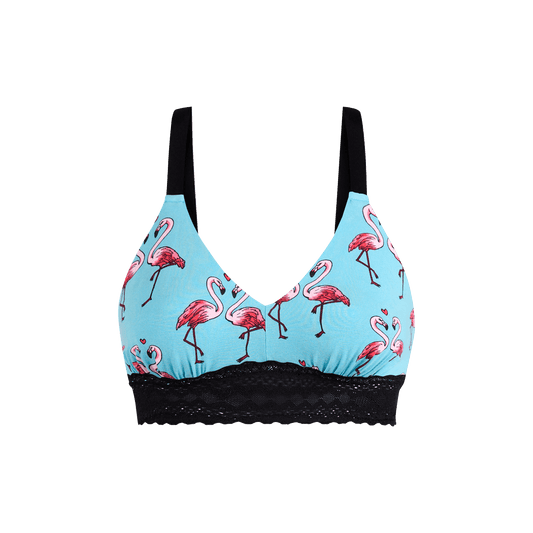 FeelFree Lace Longline Bralette | Love Birds