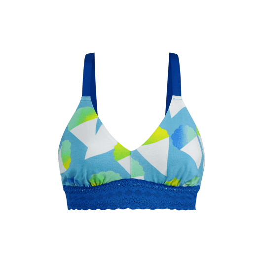 FeelFree Lace Longline Bralette | Snow Cone