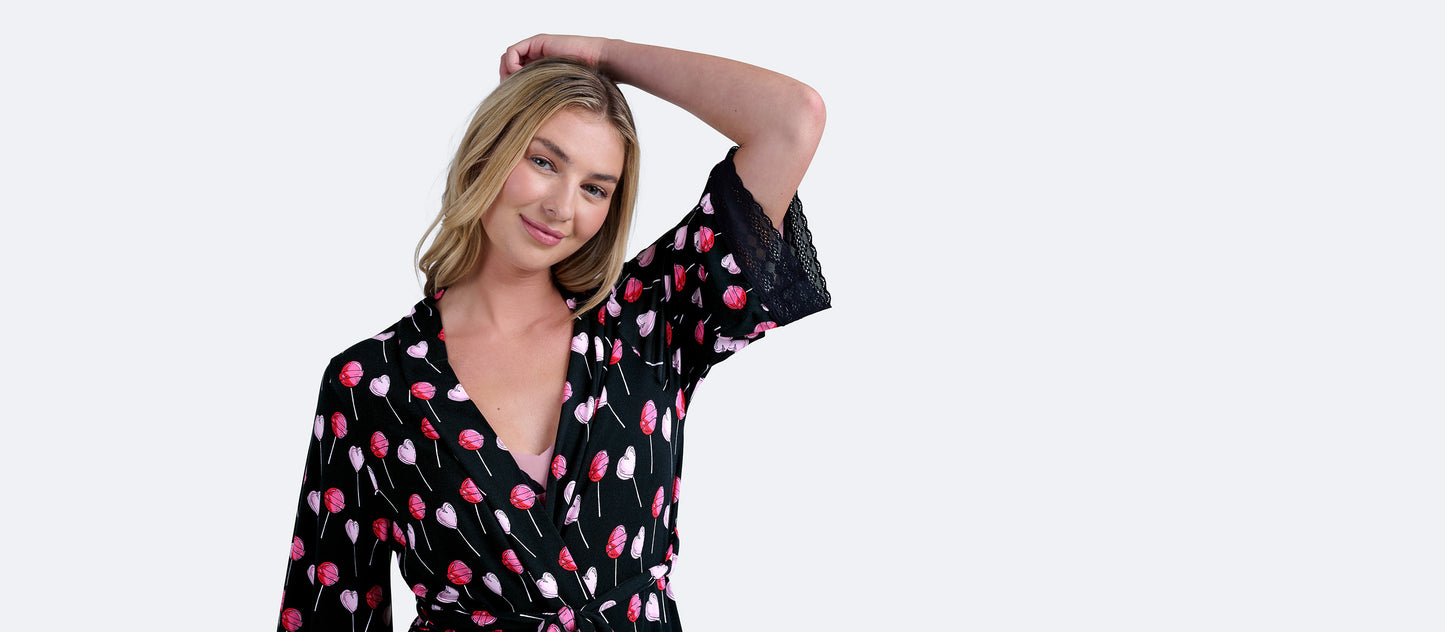 UltraModal™ Lace Trim Robe | Sucker For You